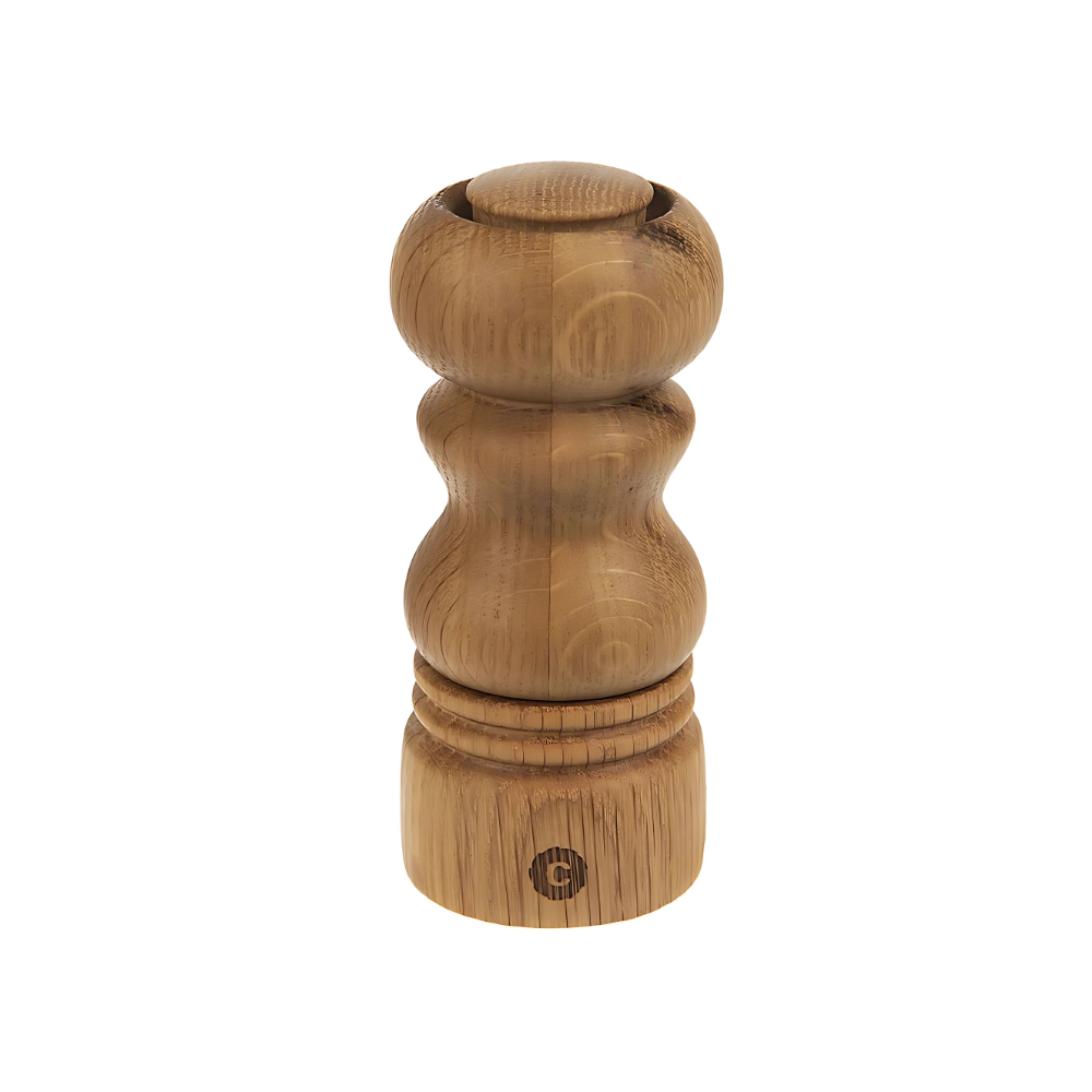 CERAMIC GRINDER SALT & PEPPER (OAK) -BROWN - CRUSHGRIND # 70150-2002
