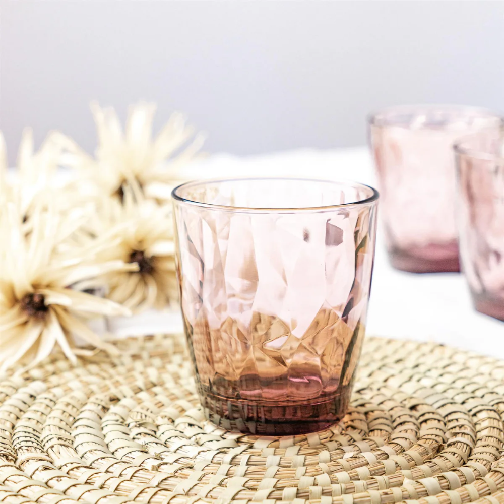 DIAMOND TUMBLER - PURPLE - BORMIOLI ROCCO # 3.50230