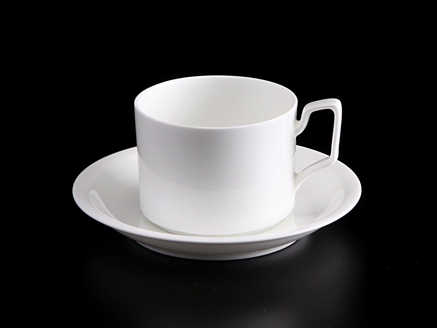 BONE CHINA CUP & SAUCER - WHITE - DON BELLINI # DB1030119
