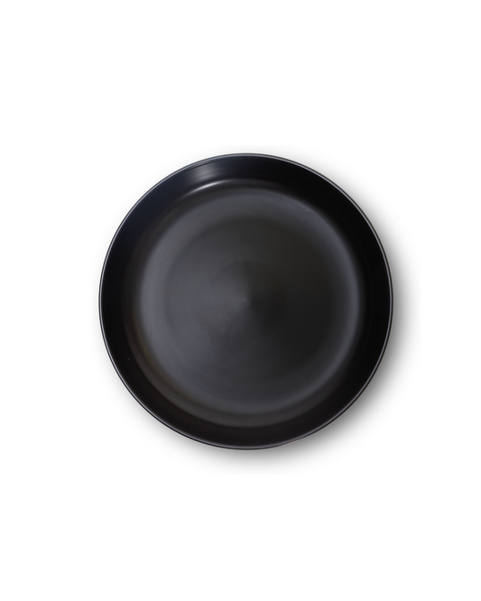 DE TERRA SERVICE PLATE 12" l 30CM - MATT BLACK - DON BELLINI # DB2119030