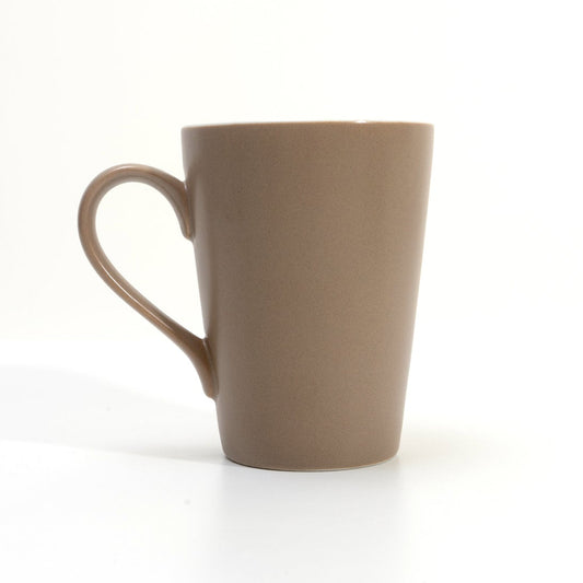 DE TERRA V SHAPE MUG 270ML l 8 x 10.5CM - SANDY KHAKI - DON BELLINI # DB2239227