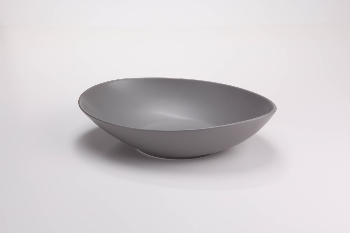 DE TERRA OVAL BOWL 10" l 25 CM - LIGHT GREY - DON BELLINI # DB2421025