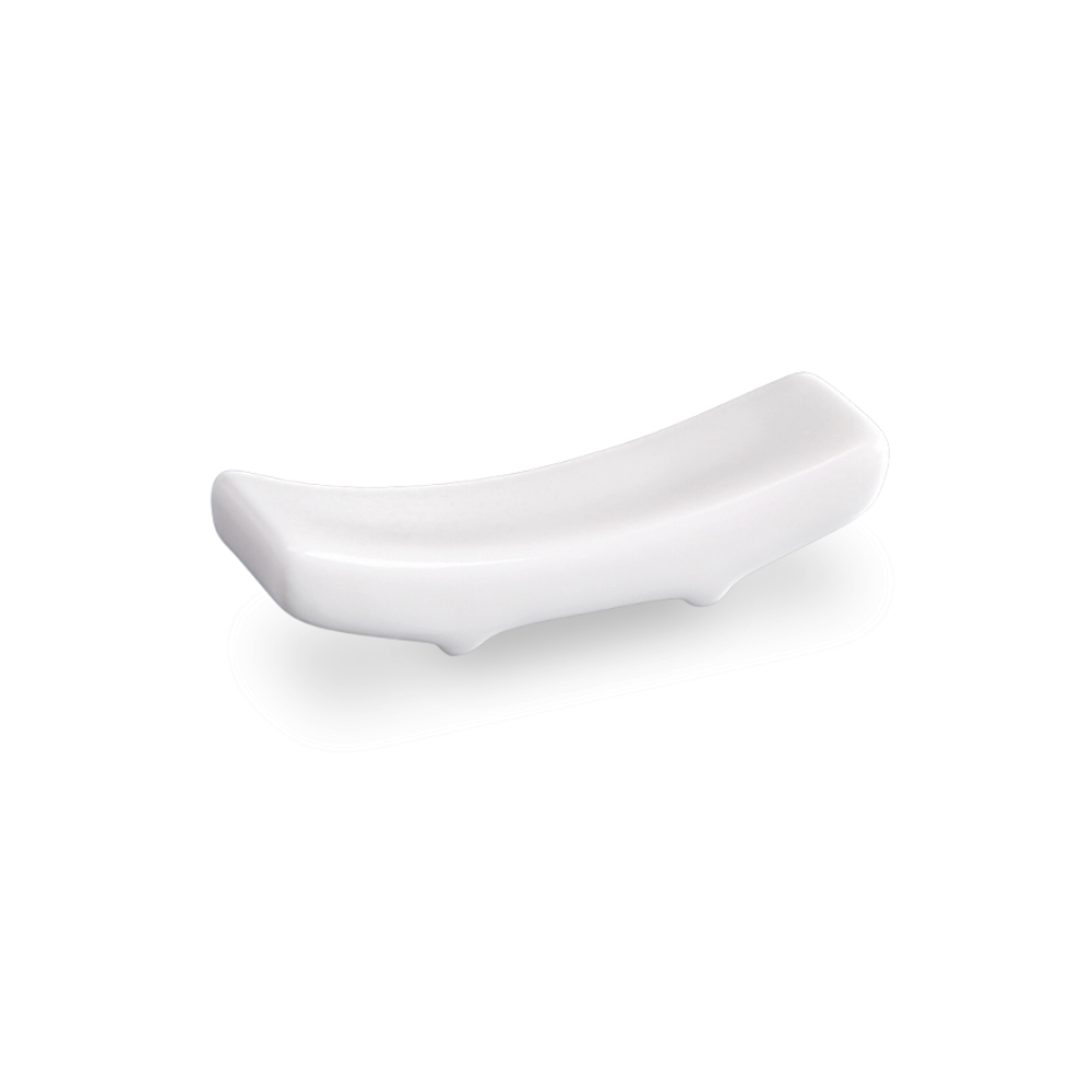 FINE CHINA CHOPSTICK REST - WHITE - DON BELLINI # DB306CR06