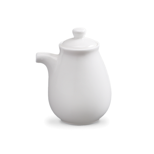 精美瓷器醬油瓶 6 盎司 | 170 毫升 - 白色 - DON BELLINI DB306SB17
