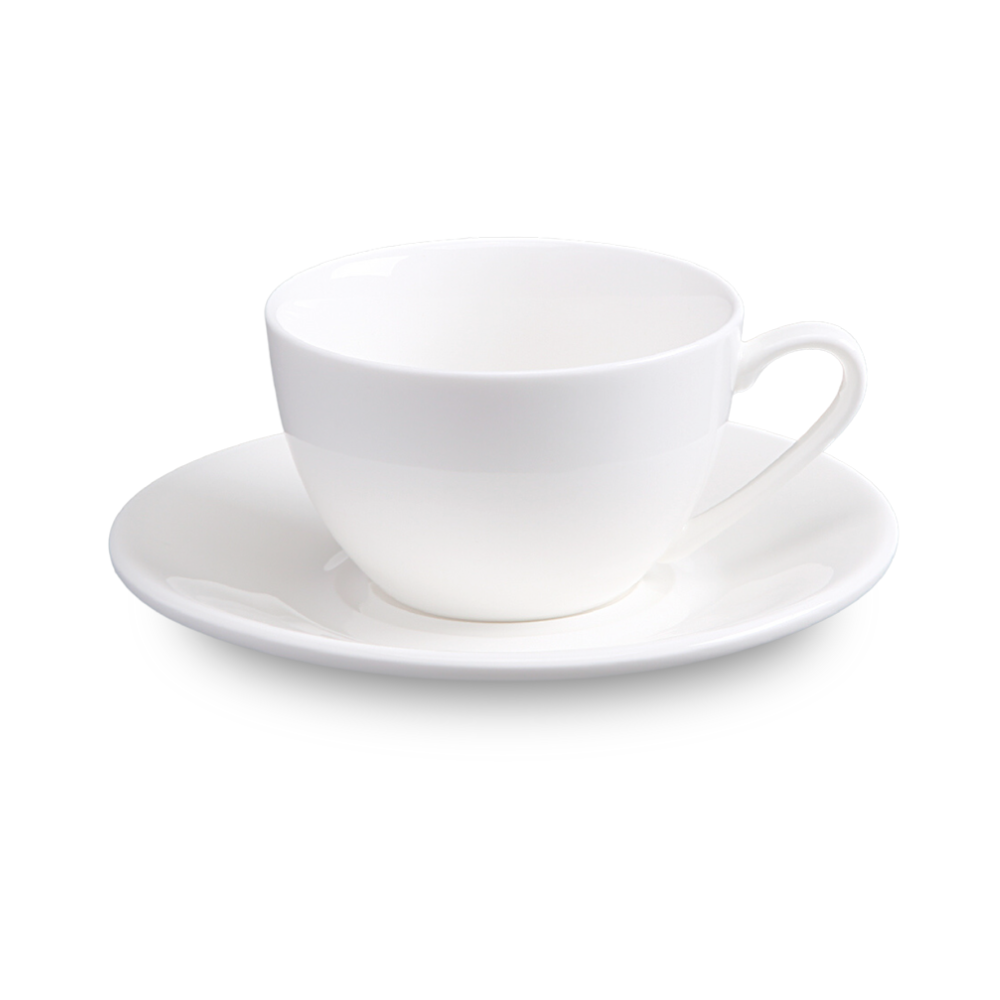 FINE CHINA 6 OZ | 180 ML CAPPUCCINO CUP - WHITE - DON BELLINI # DB3030018