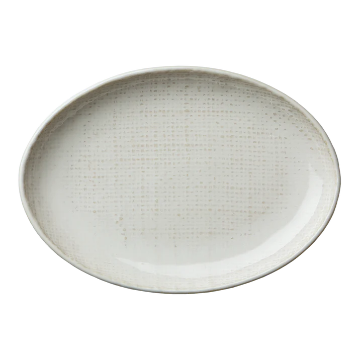 KNIT - OVAL PLATE #KT1205023-PW