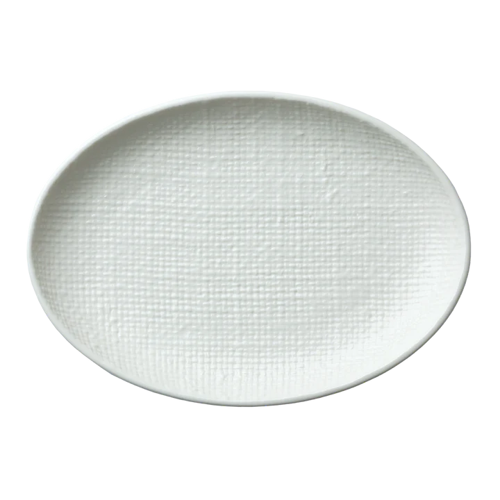 KNIT - OVAL PLATE #KT1205023-PW