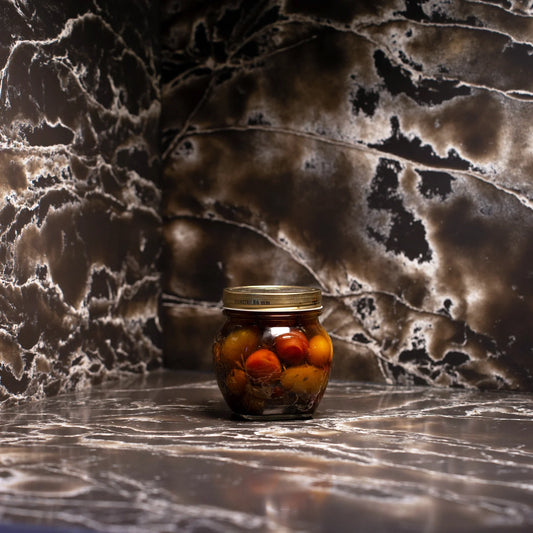 QUATTRO STORAGE JAR WITH GOLD LID - BORMIOLI ROCCO # 3.65630