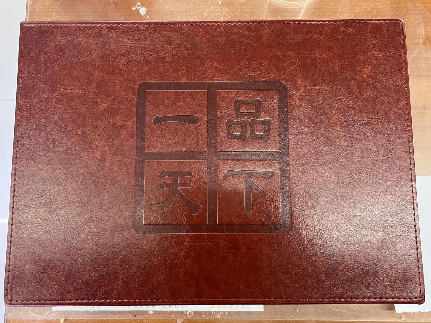 SET OF 6 CHINESE TEA SET W/GOLD-FOIL DECORATIONS #BAER-729-8