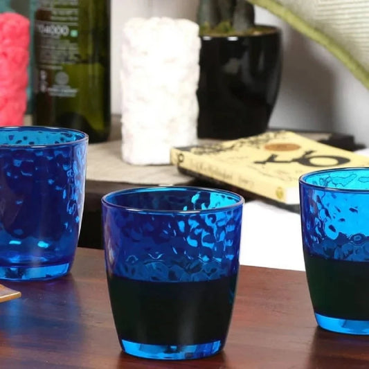 PALATINA WATER TUMBLER - RED - BORMIOLI ROCCO # 6.62570.589