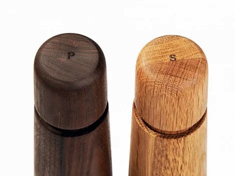 CERAMIC GRINDER PEPPER (OAK) - BROWN - CRUSHGRIND # 70251-2002
