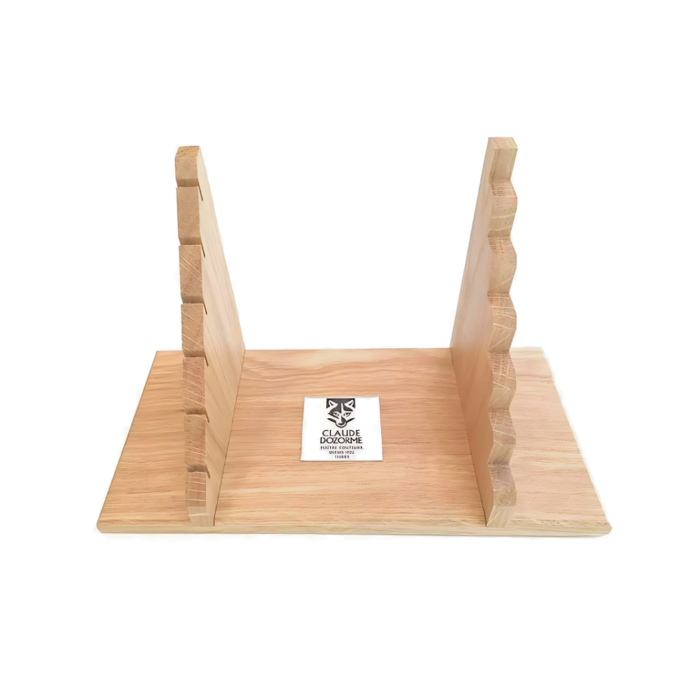 WOOD STAIR DISPLAY FOR POCKET KNIVES - 6PCS - ASSORTED - CLAUDE DOZORME # 5.10.533.00