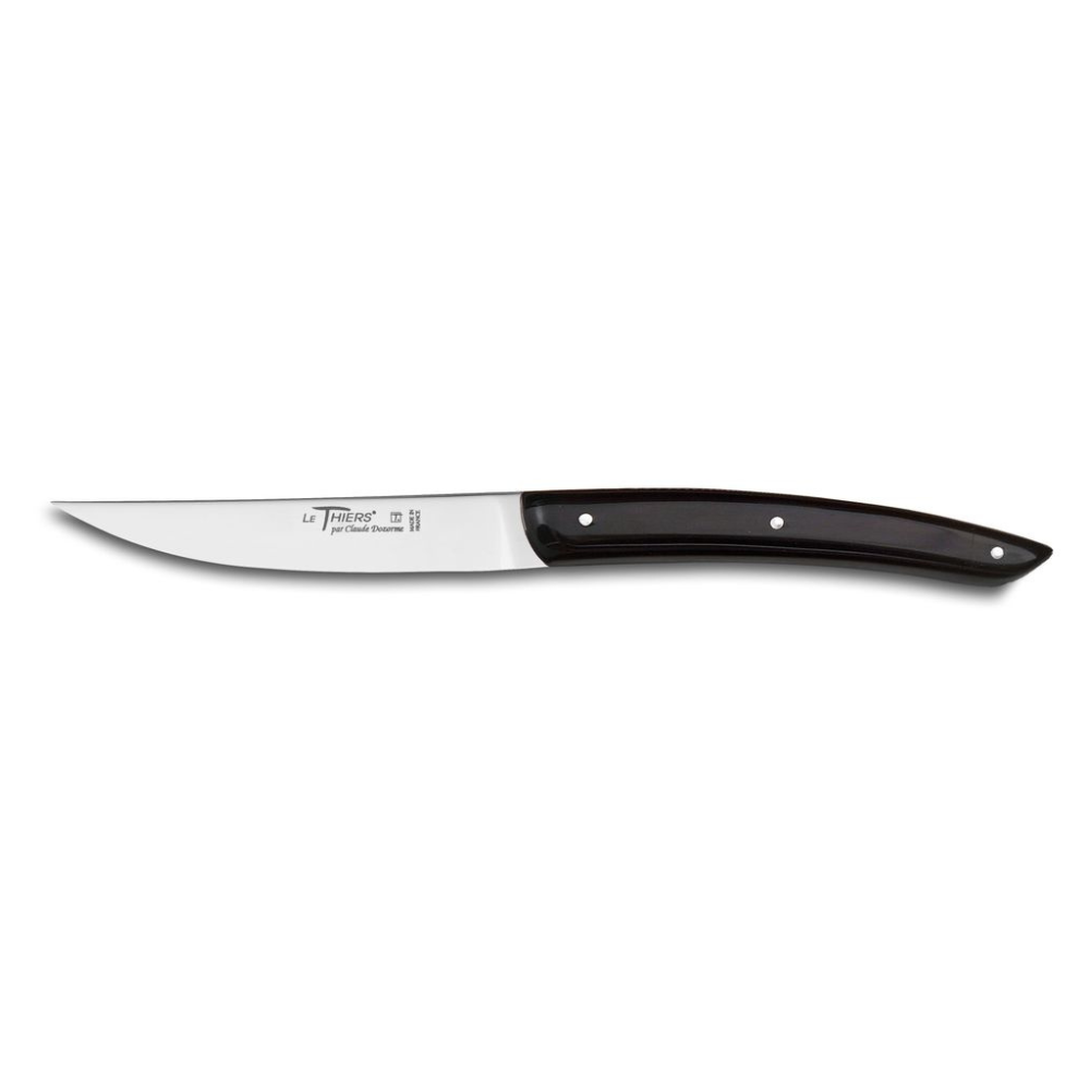 LE THIERS CLASSIC TABLE KNIFE - BLACK - CLAUDE DOZORME # 1.90.001.90