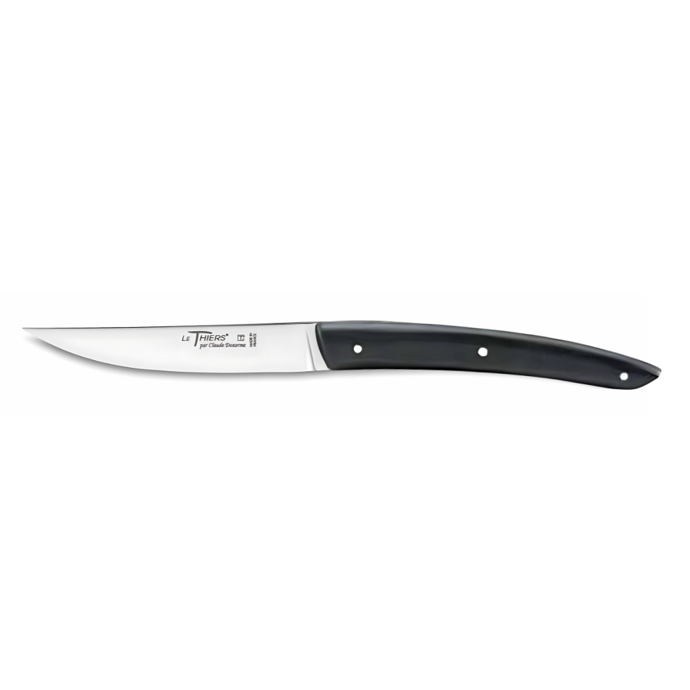 LE THIERS CLASSIC TABLE KNIFE - EBONY - CLAUDE DOZORME # 1.90.001.70