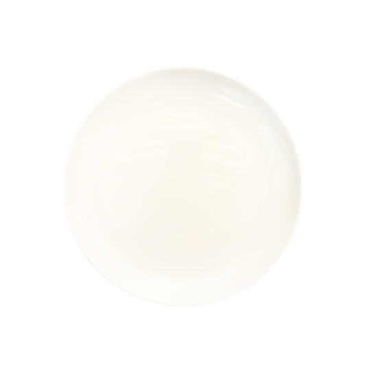 FINE CHINA ROLLED RIM DINNER PLATE 9" | 23 CM - WHITE - DON BELLINI # DB3010023