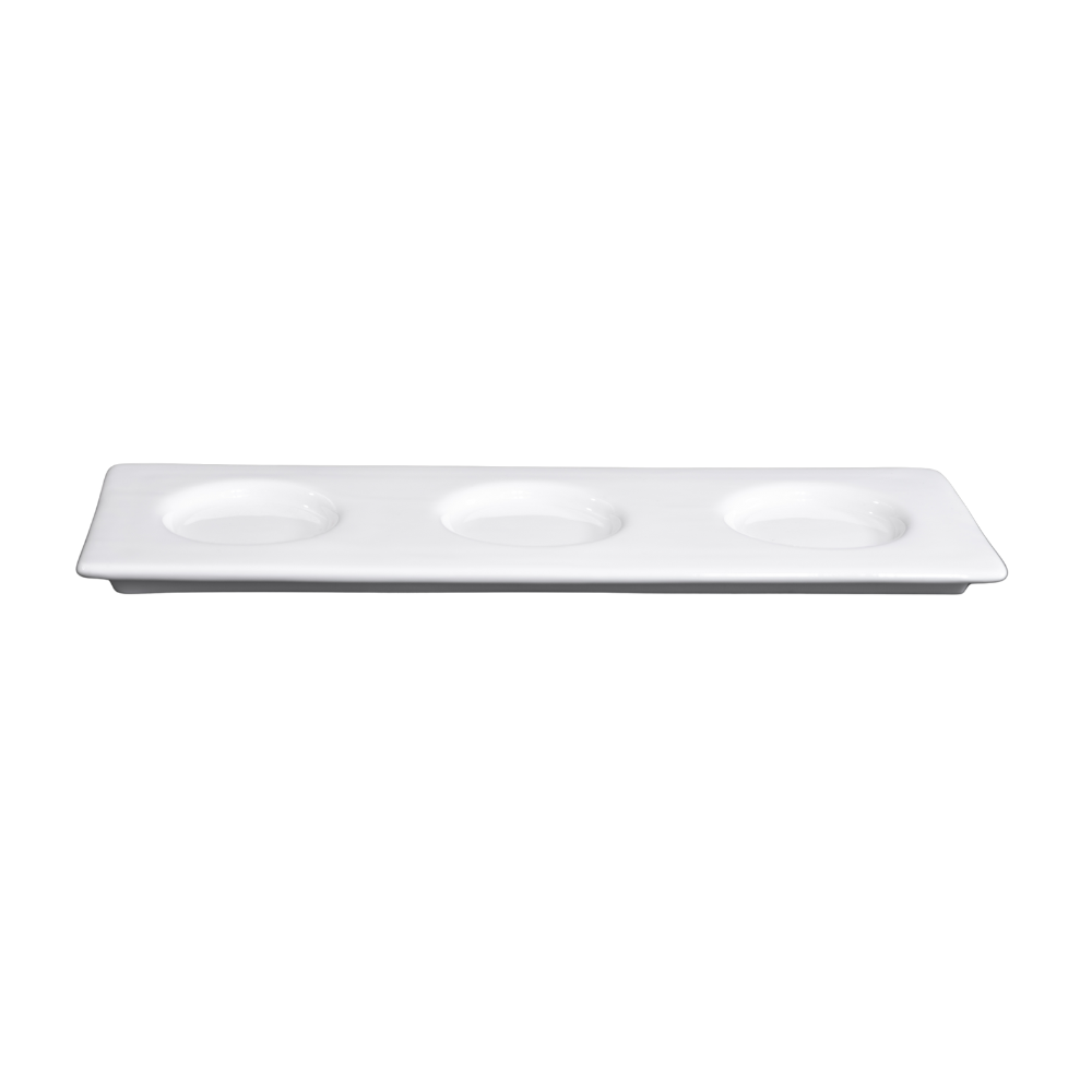 FINE CHINA BASE PLATE FOR SNACK/DESSERT DISH 11" | 28 CM - WHITE - DON BELLINI # DB306SN26
