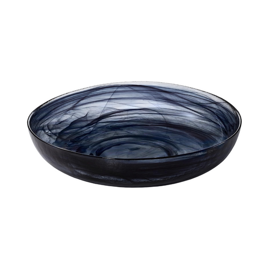 DECO SHALLOW BOWL 450 BK - BLACK - ADERIA # F-47114