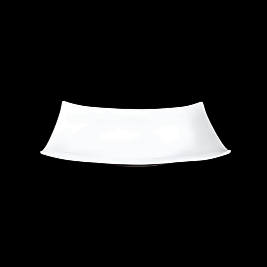 精美瓷器方形盤 8 英寸 | 20 厘米 - 白色 - DON BELLINI # DB3012420