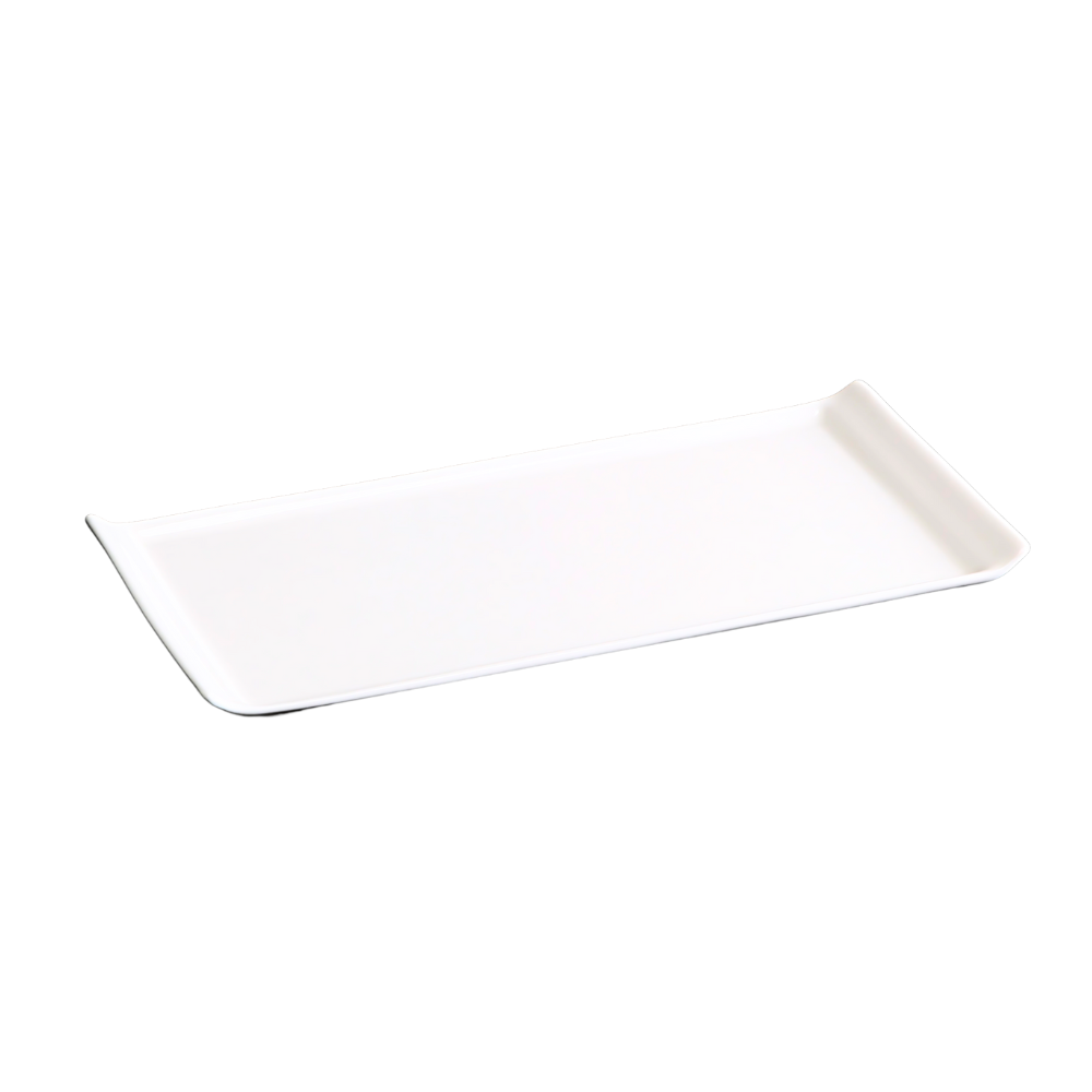 BONE CHINA SQUARE CANAPE DISH - WHITE - DON BELLINI # DB1012025