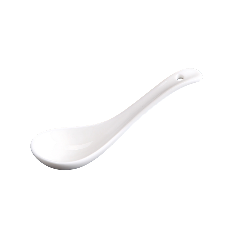 FINE CHINA SPOON 5" | 13 CM - WHITE - DON BELLINI # DB306SP13