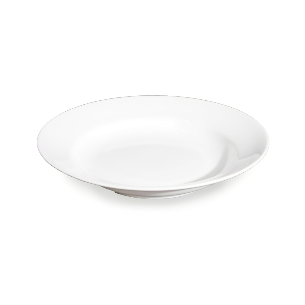 BONE CHINA SOUP PLATE - WHITE - DON BELLINI # DB1010321