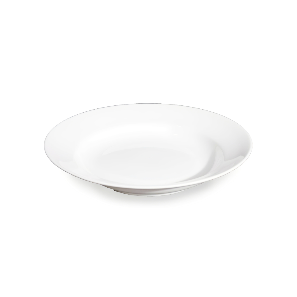 BONE CHINA SOUP PLATE - WHITE - DON BELLINI # DB1010318