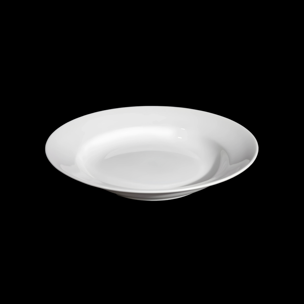 BONE CHINA SOUP PLATE - WHITE - DON BELLINI # DB1010318
