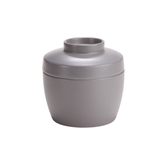 DE TERRA SOUP BOWL WITH LID 4" l 10CM - LIGHT GREY - DON BELLINI # DB2420210