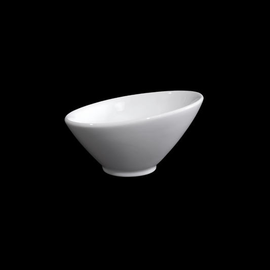 精美瓷器斜口碗 4.5 英寸 | 11 厘米 - 白色 - DON BELLINI # DB3020212