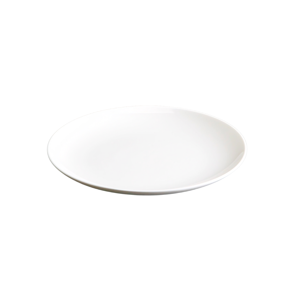 BONE CHINA SHALLOW PLATE - WHITE - DON BELLINI # DB1010420