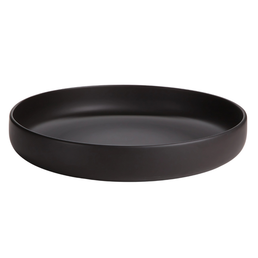 DE TERRA SERVICE PLATE 14" l 35CM - MATT BLACK - DON BELLINI # DB2119035