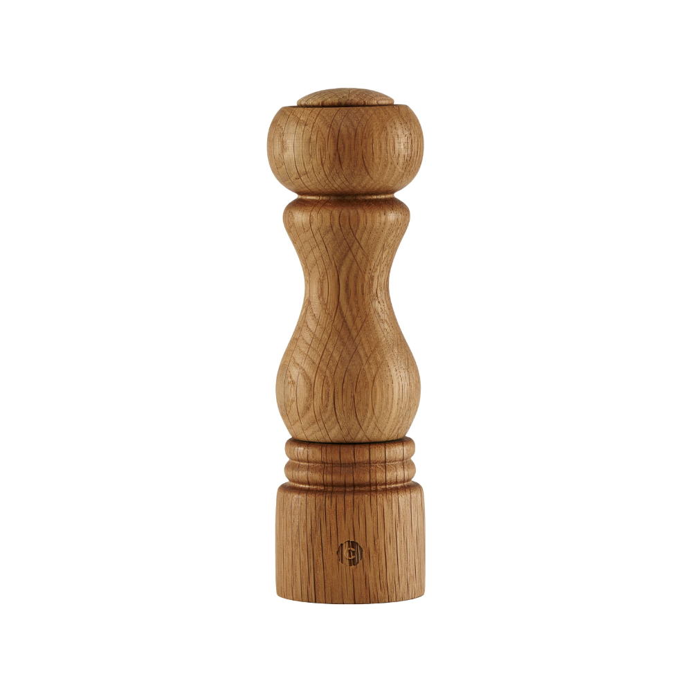 CERAMIC GRINDER SALT & PEPPER (OAK) - BROWN - CRUSHGRIND # 70160-2002