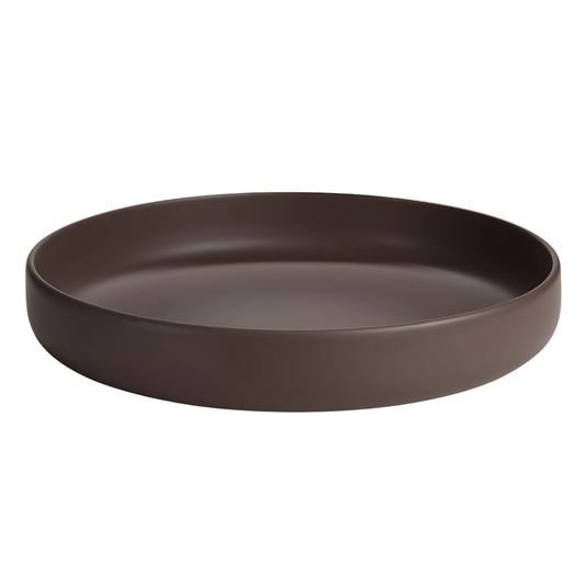 DE TERRA SERVICE PLATE 14" l 35CM - DARK BROWN - DON BELLINI # DB2319035