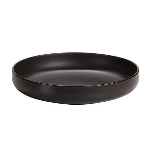 DE TERRA SERVICE PLATE 12" l 30CM - MATT BLACK - DON BELLINI # DB2119030