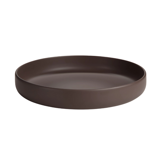DE TERRA SERVICE PLATE 12" l 30CM - DARK BROWN - DON BELLINI # DB2319030