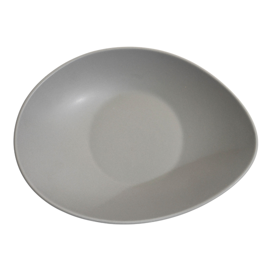 DE TERRA OVAL BOWL 11.5" l 29 CM - LIGHT GREY - DON BELLINI # DB2421029