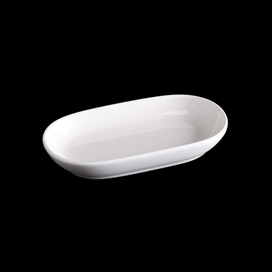 FINE CHINA DISH 5.5" X 3" | 14 CM X 7.5 CM - WHITE - DON BELLINI # DB3013014