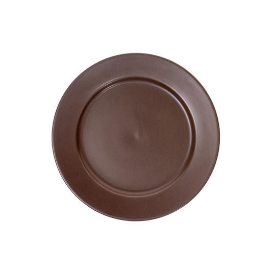 DE TERRA PLATE 7" l 18CM - DARK BROWN - DON BELLINI # DB2310118