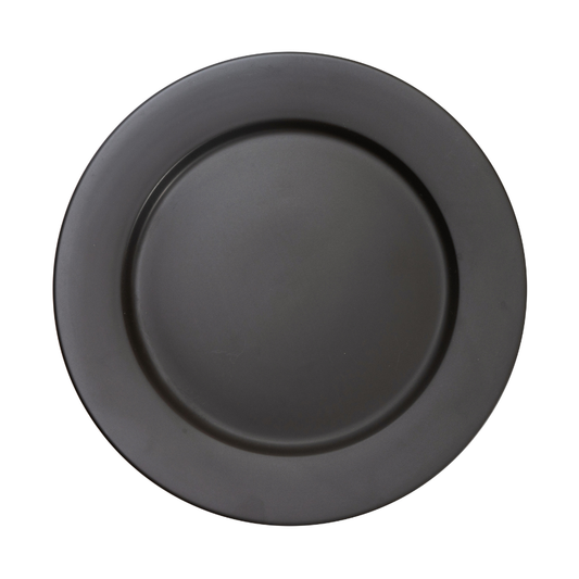 DE TERRA PLATE 11" l 28CM - MATT BLACK - DON BELLINI # DB2110128