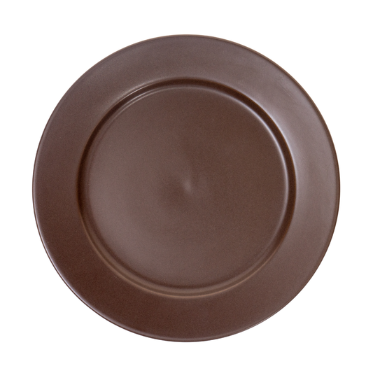 DE TERRA PLATE 11" l 28CM - DARK BROWN - DON BELLINI # DB2310128