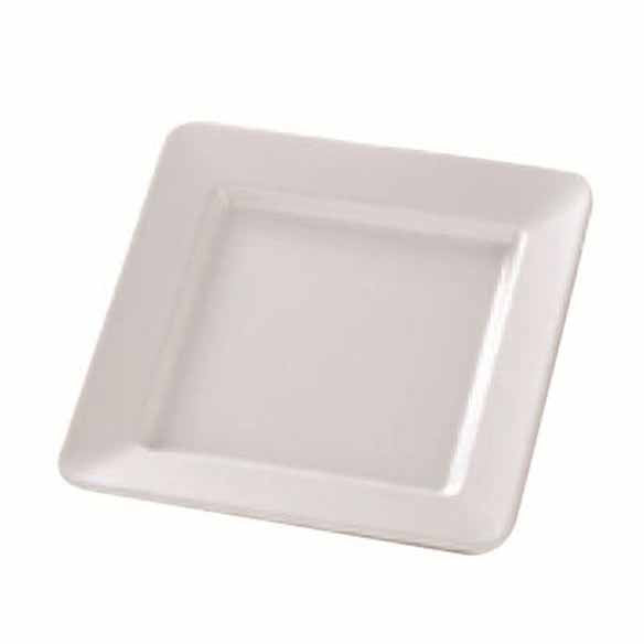 DIDO 10'' SQUARE PLATE - IVORY - EFAY # 101610