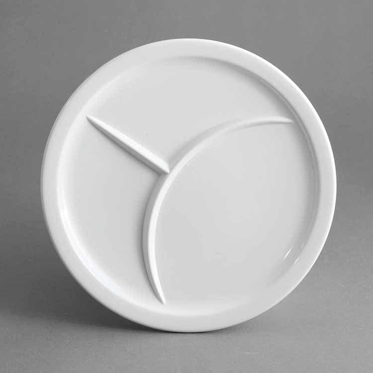 ECO 9" 3 DEVIDED PLATE - IVORY - EFAY # 102109