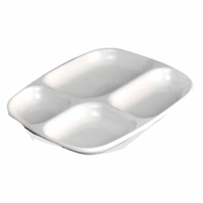 ECO 10'' 4 DEVIDED PLATE - IVORY - EFAY # 102210