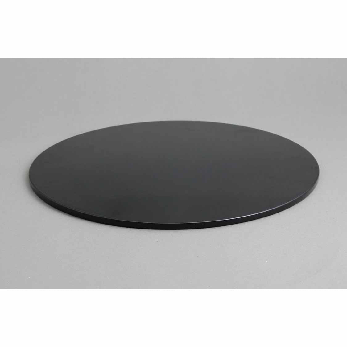 TAROKO GRANTIE 13" ROUND SLATE PLATTER - BLACK SLATE - EFAY # 109913TER1