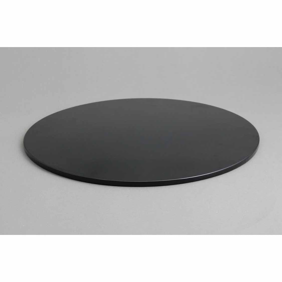 TAROKO GRANTIE 13" ROUND SLATE PLATTER - BLACK SLATE - EFAY # 109913TVT1
