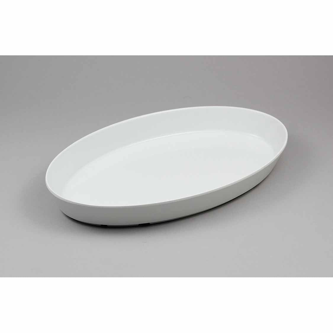 FLOATING 13'' OVAL PLATTER - IVORY - EFAY # 111713IV