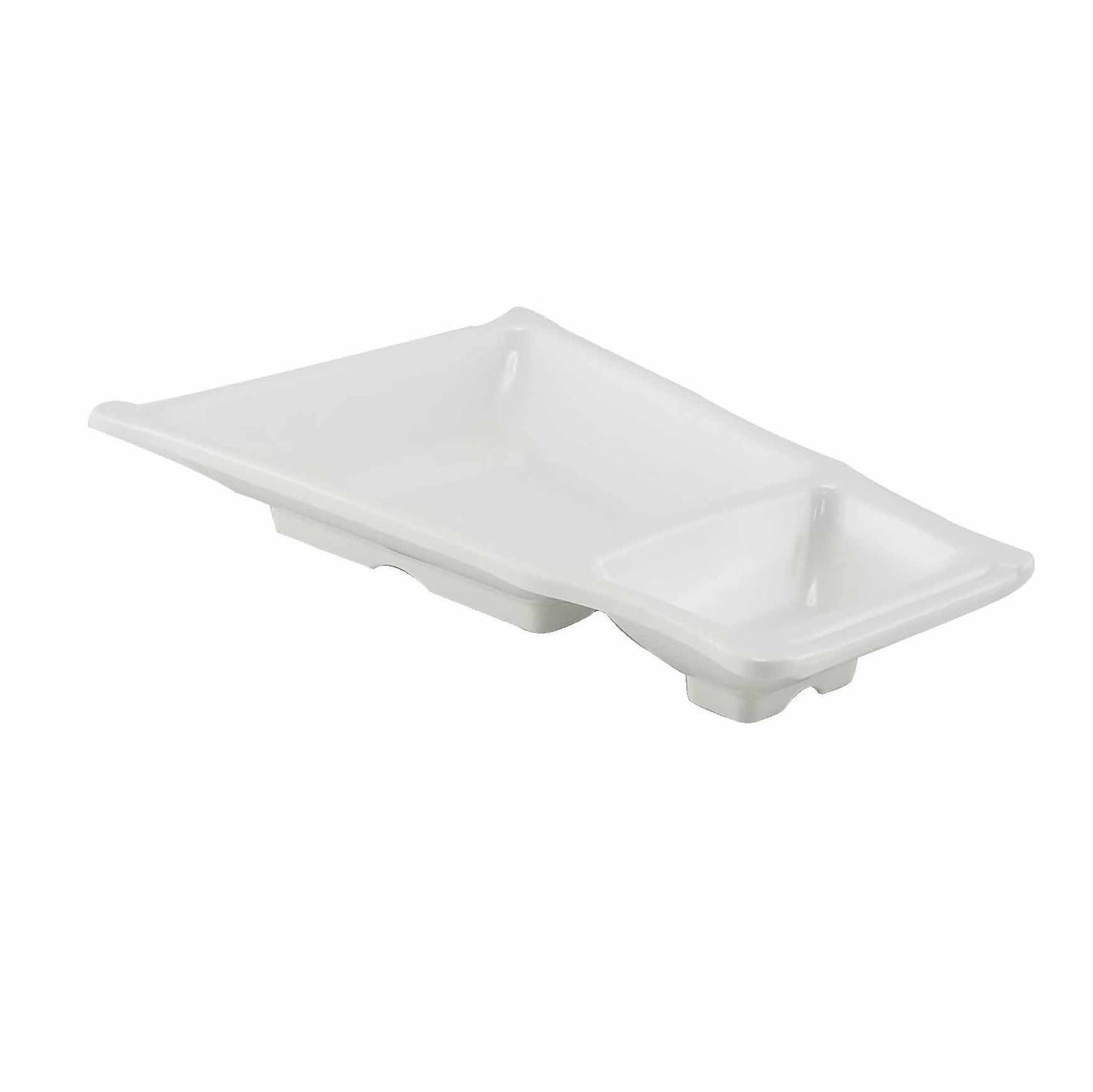 KAMOME 10" TRAPEZIUM PLATTER - IVORY - EFAY # 112810IV