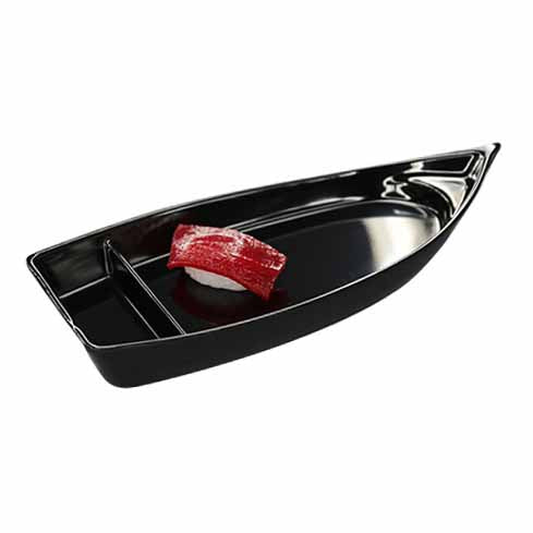 KAMOME 12" SUSHI PLATTER - BLACK - EFAY # 113312BK