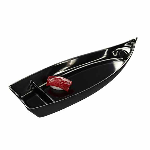 KAMOME 15.5" SUSHI PLATTER - BLACK - EFAY # 113316BK