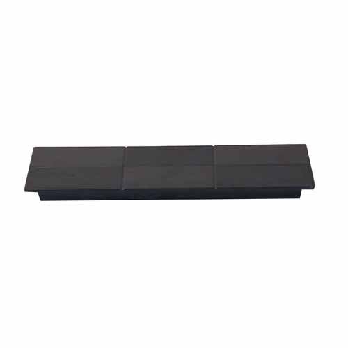 KAMOME 13" REC DISH - BLACK - EFAY # 113713BK